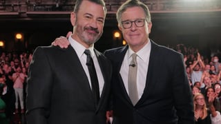 Image for Jimmy Kimmel to Air Rerun During Stephen Colbert&#8217;s Final Episode of &#8216;The Late Show&#8217;