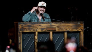 Image for Morgan Wallen Does His Best Angry Billy Joel, Flips Over Piano
