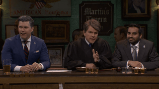 Image for &#8216;SNL&#8217; Cold Open: Brett Kavanaugh Shares Big Trump Secret with Hegseth, Patel
