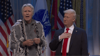 Image for &#8216;SNL&#8217; Cold Open: Jeffrey Epstein&#8217;s Ghost Gives &#8216;Dear Friend&#8217; Trump Some Bad News