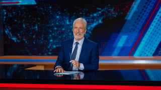 Image for Jon Stewart Calls Trump&#8217;s UFC White House Event &#8216;God-Awful Mockery&#8217; as He Celebrates Knicks Win