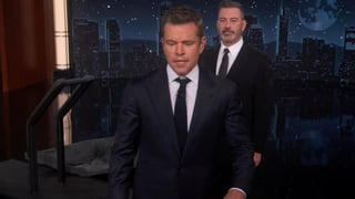 Image for Watch Matt Damon Crash &#8216;Kimmel&#8217; in a Literal Trojan Horse