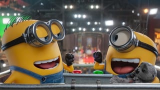 Image for Jesse Eisenberg and Zoey Deutch Talk &#8216;Minions &#038; Monsters&#8217;: &#8216;What&#8217;s the Catch?&#8217;