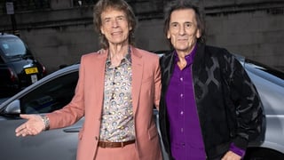 Image for Watch Mick Jagger and Ronnie Wood Perform &#8216;Ringing Hollow&#8217; at London Event