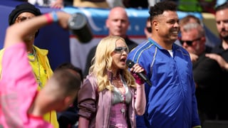 Image for No, Madonna Was Not in Trump&#8217;s Suite at the World Cup Final