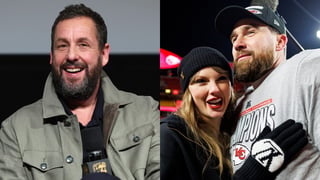 Image for Adam Sandler&#8217;s Marital Advice to Taylor Swift and Travis Kelce: &#8216;Kiss Every Chance You Have&#8217;