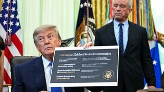 Image for Trump Moves to Scale Back Childhood Vaccines Over Conspiracy Theory