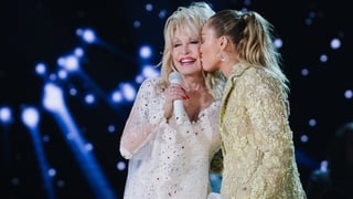 Image for Miley Cyrus Honours &#8216;Aunt&#8217; Dolly Parton: &#8216;I Have an Angel by My Side&#8217;