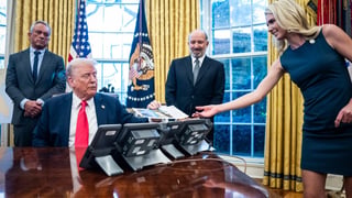 Image for Natalie Harps&#8217; Gushing Letters to Trump Paint a Disturbing Portrait of Their Dynamic