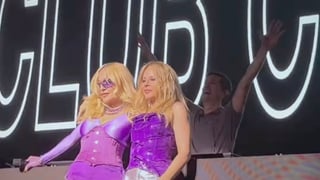 Image for See Madonna Bring Out Kylie Minogue to Preview &#8216;Love Sensation&#8217; Remix in Amsterdam