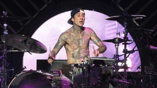 Image for Travis Barker Has Had Some Hard Knocks, But He&#8217;s Talking About It All Now