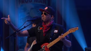 Image for Watch Tom Morello Perform &#8216;Soldier in the Army of Love&#8217; on &#8216;Kimmel&#8217;