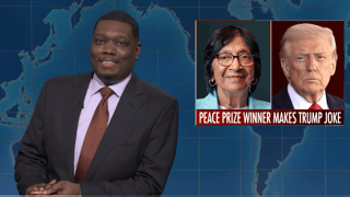 Image for &#8216;SNL&#8217; Weekend Update Mocks Trump&#8217;s Nobel Peace Prize Loss, Pete Hegseth&#8217;s Execution Plan
