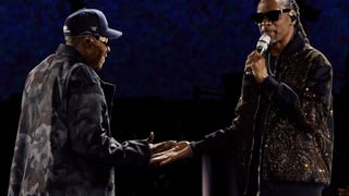 Image for See Jay-Z Bring Out Snoop Dogg and Dr. Dre for Medley at Los Angeles Show