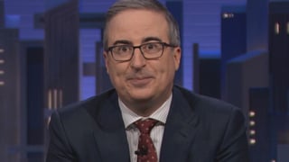 Image for John Oliver Greets His New Skydance Overlords With Sexy Fanfic Pics of Insurance Mascot