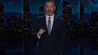 Image for Jimmy Kimmel Takes Aim at Trump&#8217;s New Press Secretary: &#8216;Her Reading is Good for an 11 Year Old&#8217;