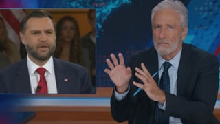 Image for Jon Stewart Criticises JD Vance for Constantly Demonising Immigrants