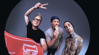 Image for Watch Blink 182 Reunite With Matt Skiba at LA Fires Benefit Gig