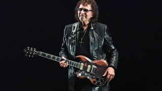 Image for Black Sabbath Legend Tony Iommi Raffling Guitar for Charity
