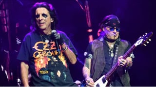 Image for Alice Cooper Brings Out Johnny Depp for Surprise Ozzy Osbourne Tribute
