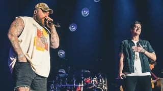 Image for WATCH: Rob Thomas and Teddy Swims Duet at Adelaide Show