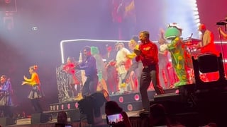Image for The Wiggles Join Teddy Swims on Stage in Sydney