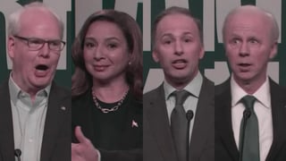 Image for ‘SNL’ Reveals Jim Gaffigan as Tim Walz, Andy Samberg as Doug Emhoff, Dana Carvey as Joe Biden in Cold Open With Maya Rudolph’s Kamala Harris