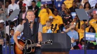 Image for Bruce Springsteen Blasts Donald Trump at Kamala Harris Rally: He ‘Is Running to Be an American Tyrant’