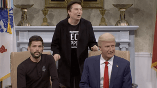 Image for Mike Myers Crashes ‘SNL’ as Elon Musk as Cold Open Takes on Trump-Zelenskyy Meeting: ‘Donald, What Are You Doing in My Office?’