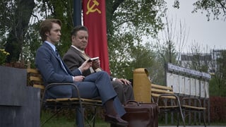 Image for ‘Billion Dollar Spy’ First Look: Russell Crowe and Harry Lawtey Share Secrets in Cold War Espionage Thriller (EXCLUSIVE)