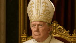 Image for Trump Posts AI-Generated Image of Himself Dressed as the Pope