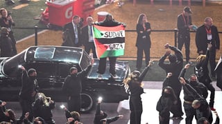 Image for Kendrick Lamar Halftime Show Performer Arrested Months After Holding Up ‘Gaza-Sudan’ Flag at Super Bowl
