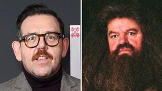 Image for HBO’s ‘Harry Potter’ Star Nick Frost Says He Will ‘Never’ Copy Robbie Coltrane’s Performance as Hagrid, But Will Be ‘Respectful to the Subject Matter’: ‘I’m Really Aware of What Went Before Me’