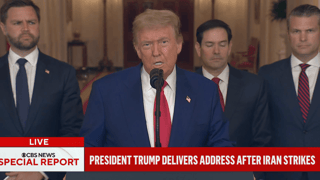 Image for President Trump Declares Iran’s Nuclear Facilities Are ‘Completely and Totally Obliterated’ in Live Address to Nation Following Airstrikes
