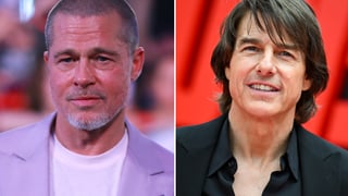 Image for Brad Pitt Would Act With Tom Cruise Again But Only on the Ground: ‘I’m Not Gonna Hang My Ass Off Airplanes and S—- Like That’