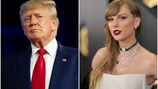 Image for Donald Trump Takes a Break From Taylor Swift Hate to Praise Her Engagement to Travis Kelce: ‘She’s a Terrific Person’ and ‘I Wish Them a Lot of Luck’