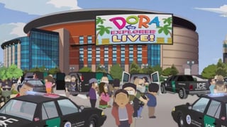 Image for ‘South Park’ Mocks a Puppy-Shooting Kristi Noem and JD Vance Offers to Rub Baby Oil on Satan In Wild New Episode