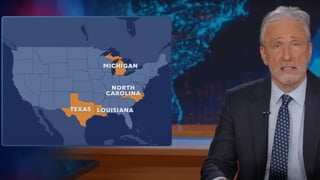 Image for Jon Stewart Slams the Media For Playing Political Blame Game in the Wake of Mass Shootings: ‘It’s America’s New Gender Reveal Tradition’