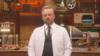Image for Nate Bargatze Opens Emmys by Joking CBS Stands for ‘Caucasian Broadcast System’ and More in ‘Inventor of Television’ Sketch