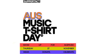 Image for Commercial Radio Backs Ausmusic T-Shirt Day for First Time