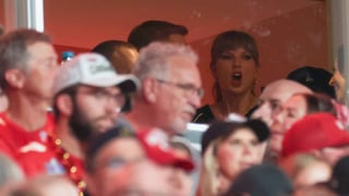 Image for Taylor Swift Seen Cheering at First Kansas City Chiefs Game After Travis Kelce Engagement