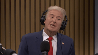 Image for Donald Trump Celebrates Today’s ‘Yes King March’ on ‘SNL’: ‘People Are Marching’ Because I Freed ‘Liar’ George Santos From Prison