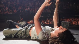 Image for Lorde on ‘Laying It All Bare’ on Her UltraSound Tour, Subverting the Concept of an Arena Show and Taping Her Chest on Stage: ‘It Empowers Me’