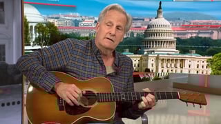 Image for Jeff Daniels Sings Protest Song Fighting Back Against Trump’s ‘World Full of Hate,’ Hopes Trump Voters Are ‘Paying Attention to if Things Cost More’