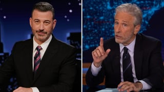 Image for Jimmy Kimmel Says ABC ‘Was About to Close a Deal’ for Jon Stewart to Host Late Night When Execs Watched Kimmel’s Tape; Bob Iger Told Him: ‘You’re Cheaper’