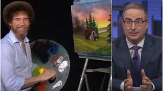 Image for ‘Last Week Tonight With John Oliver’ Auction Raises More Than $1.5 Million for Public Broadcasting, Including New Record for a Bob Ross Painting