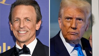 Image for Seth Meyers Mocks Trump for Calling Him a ‘Deranged Lunatic’: ‘Working Families Are Struggling While You Renovate Your Bathroom’