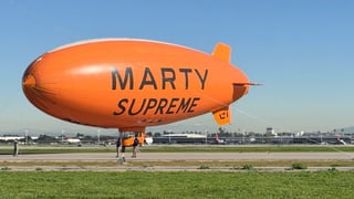 Image for Inside the ‘Marty Supreme’ Blimp: How A24’s Marketing Campaign Took Two Variety Reporters Flying High Above Los Angeles