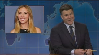 Image for Michael Che Makes Colin Jost Insult Wife Scarlett Johansson in ‘SNL’ Joke Swap: ‘B—- You Having a Hot Flash’