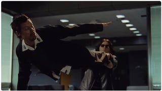 Image for Harry Styles Reveals Album Track List and Does Hand-to-Hand Combat — and Choreography — With a Stranger in ‘Aperture’ Video